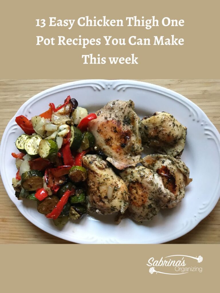 12 Easy Chicken Thigh One Pot Recipes You Can Make This week