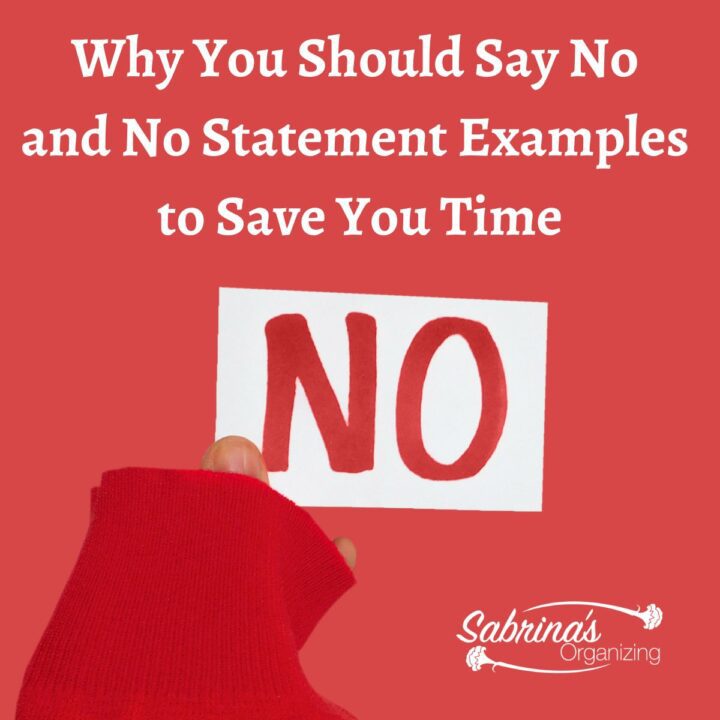Why You Should say no and no statement examples to save you time.
