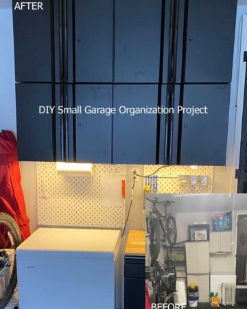 DIY Small Garage Organization Project - Featured image