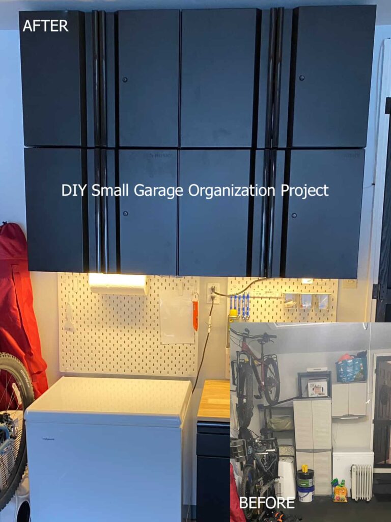 DIY Small Garage Organization Project - Featured image