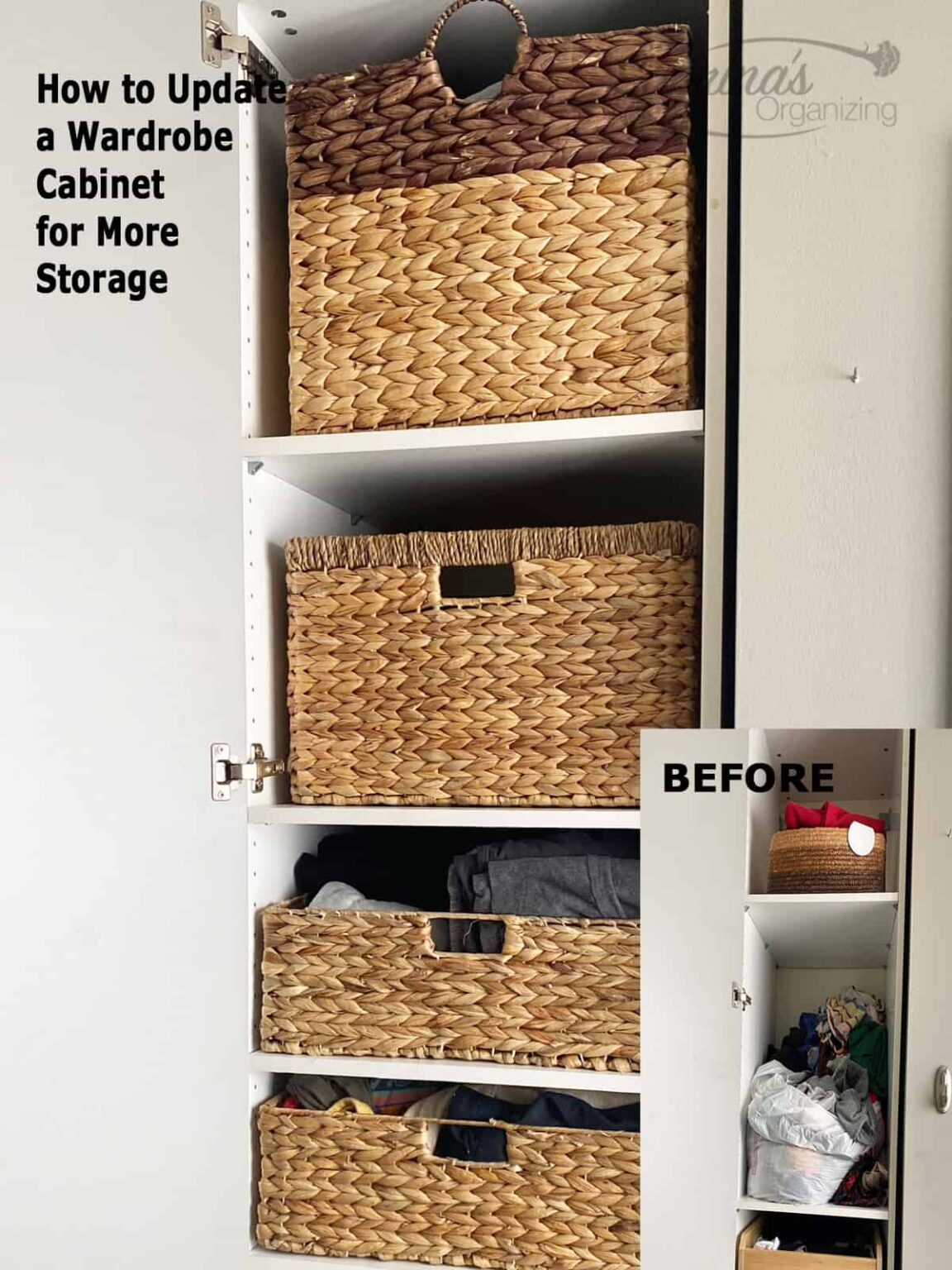 How to Update a Wardrobe for More Storage