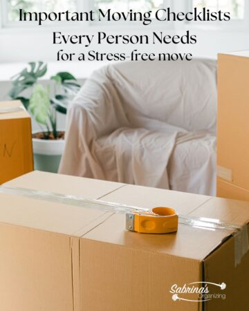 Important Moving Checklists Every Person Needs for a Stress-Free move