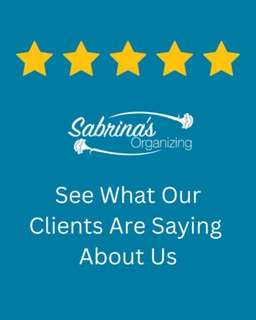 Sabrina's Organizing Client Reviews Image