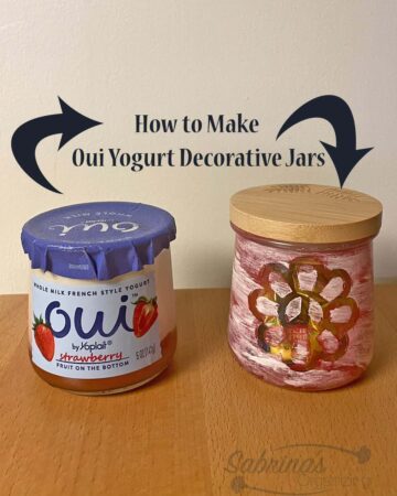 How to Make Oui Yogurt Decorative Jars - featured image