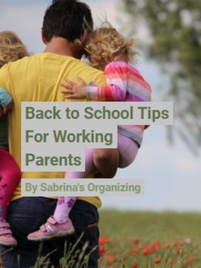 back to school tips for working parents