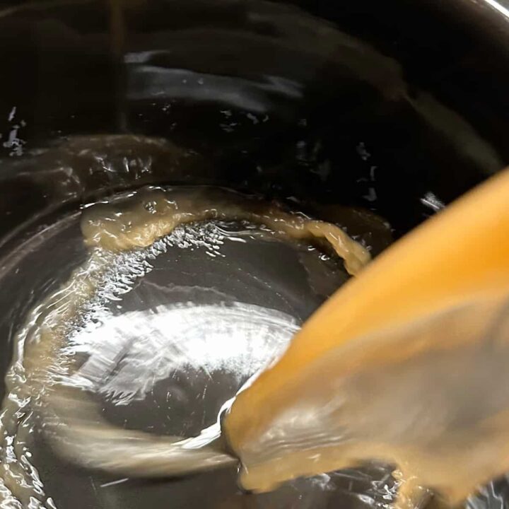 Add chicken broth to slow cooker