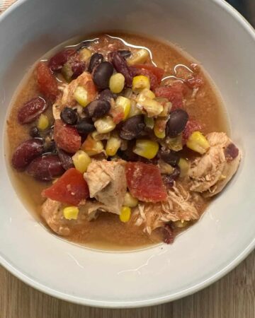 Chicken Taco Soup Recipe - Featured Image