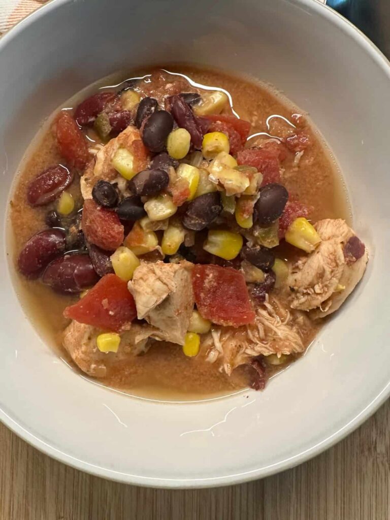 Chicken Taco Soup Recipe - Featured Image