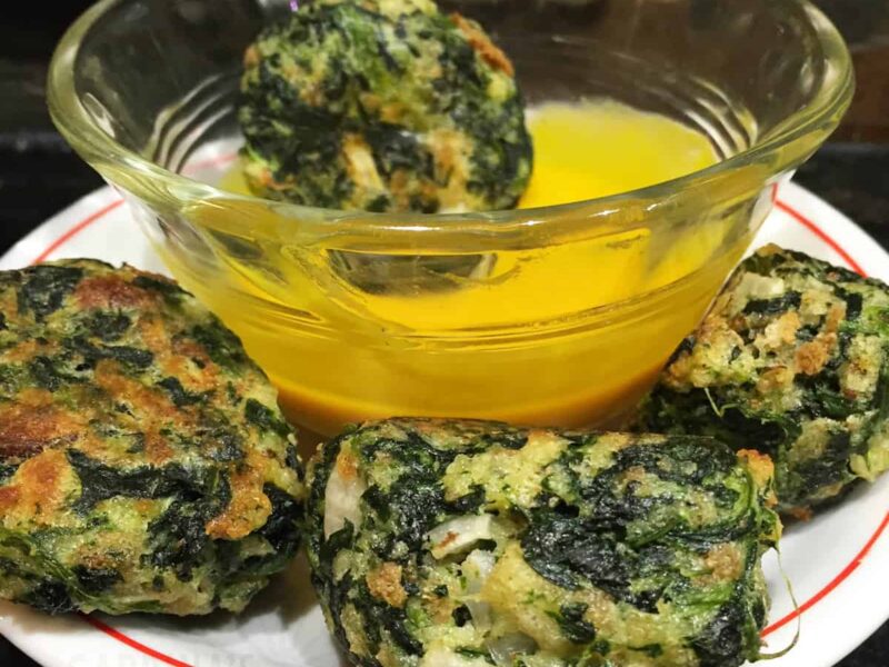The Best Spinach Balls Recipe Square image