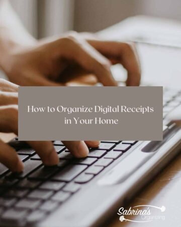 How to Organize Digital Receipts in Your Home - featured image