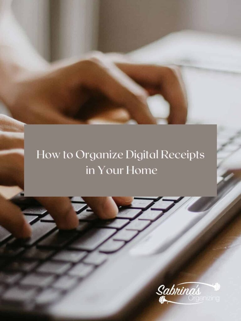 How to Organize Digital Receipts in Your Home - featured image