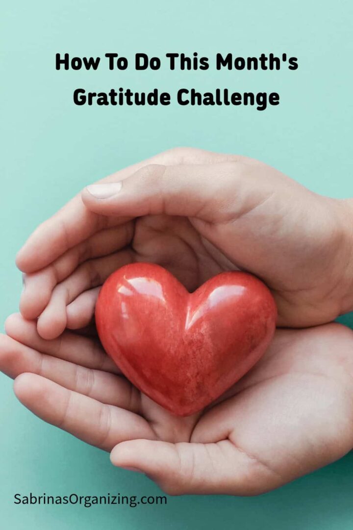 a person with hands holding a stone heart (red) and the title of the post at the top center - pinterest image