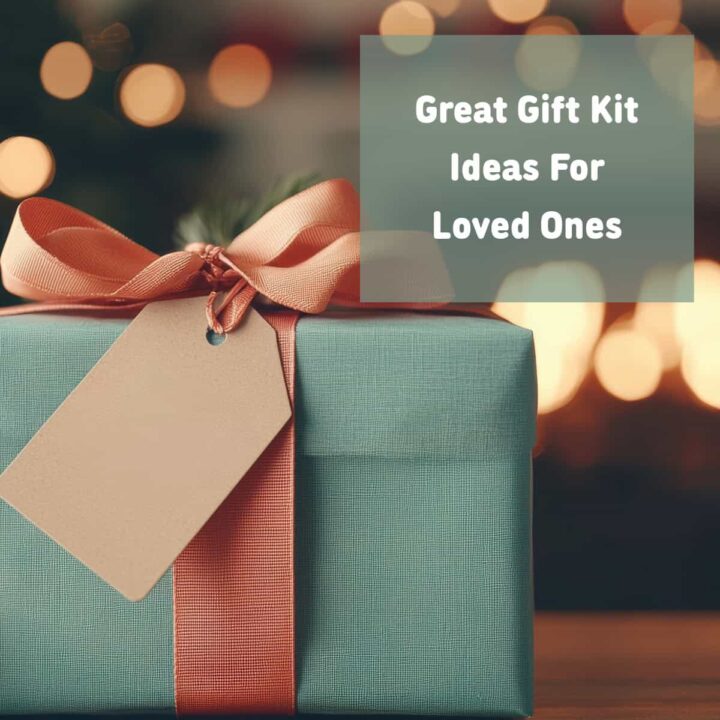 square image - a gift with a tag on it with the title of the article at the right corner.