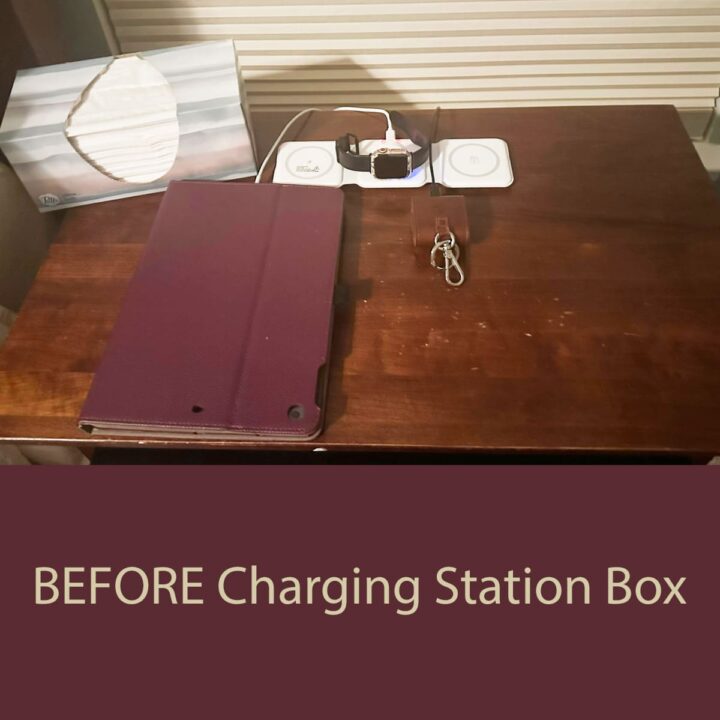 Before charging station nightstand - with title