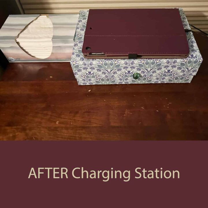 After charging station nightstand - with title