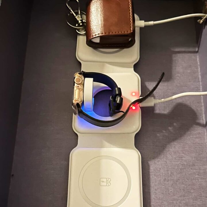 Inside the charging box - charging station