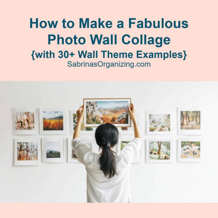 Photo Collage Wall Ideas for Displaying Framed Photos & Artwork!
