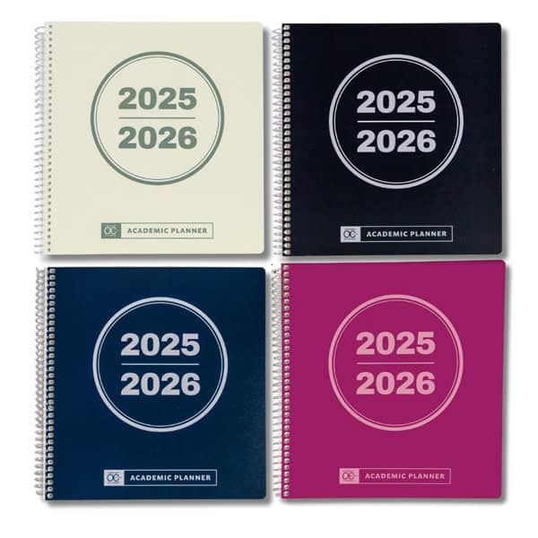 OOOC Planners in various colors