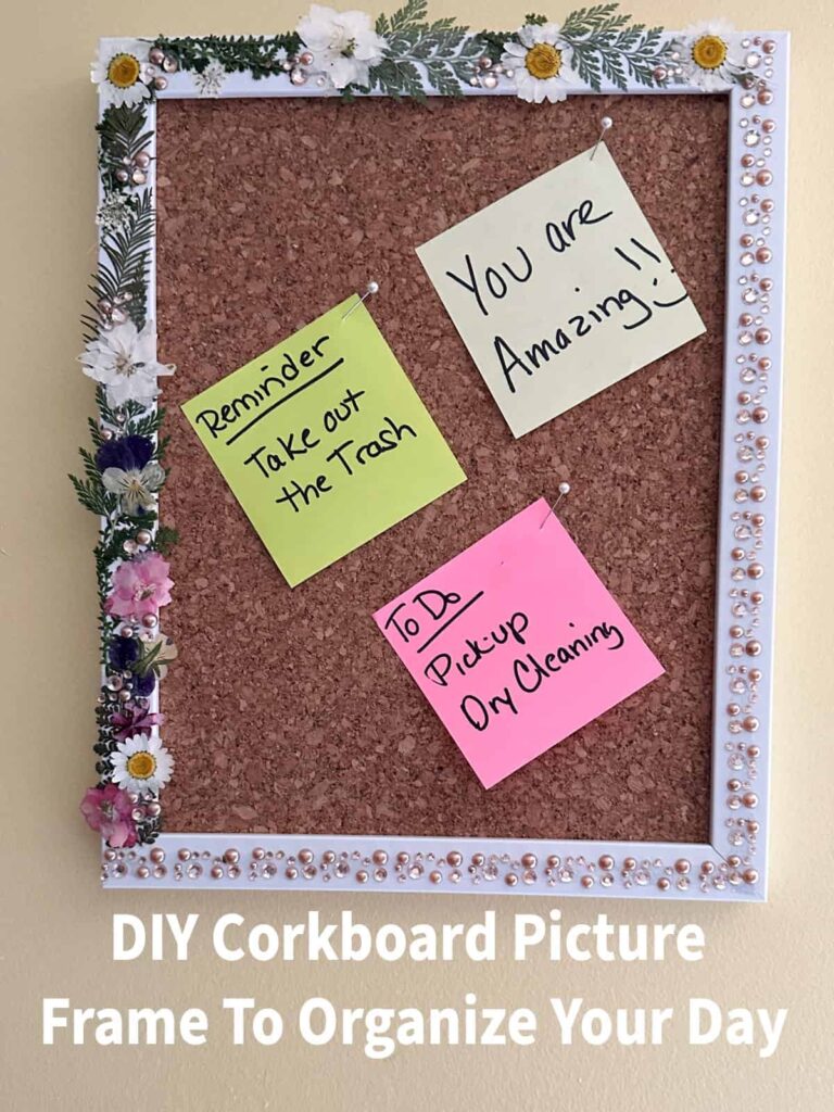 DIY Corkboard Picture Frame to Organize Your Day Featured image