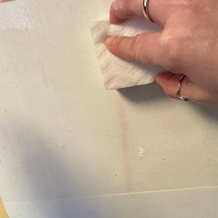 Clean markerboard with Magic Eraser