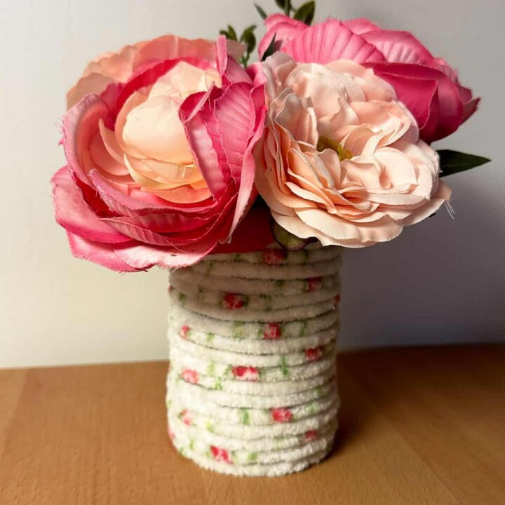 Springtime Yarn Soup Can Upcycling Craft Project square without title