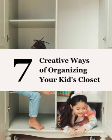 7 Creative Ways of Organizing Your Kid's Closet - square image