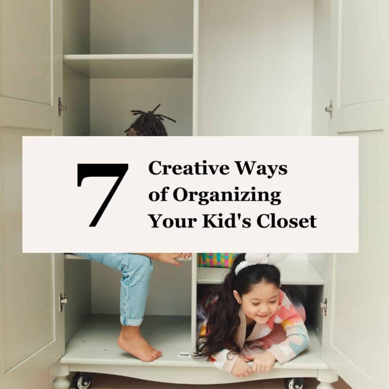 7 Creative Ways of Organizing Your Kid's Closet - square image