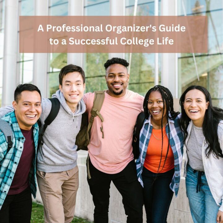 A Professional Organizer's Guide to a Successful College Life #collegelife #sabrinasorganizing
