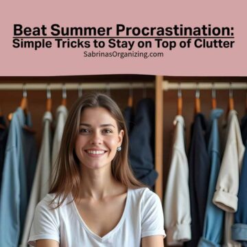 Beat Summer Procrastination: SImple Tricks to Stay on Top of the Clutter