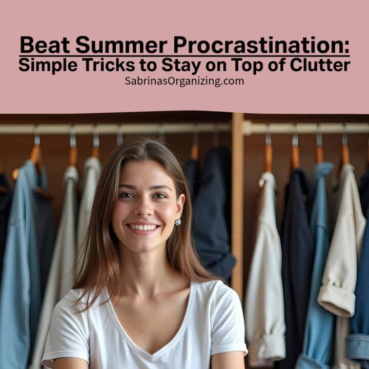 Beat Summer Procrastination: SImple Tricks to Stay on Top of the Clutter