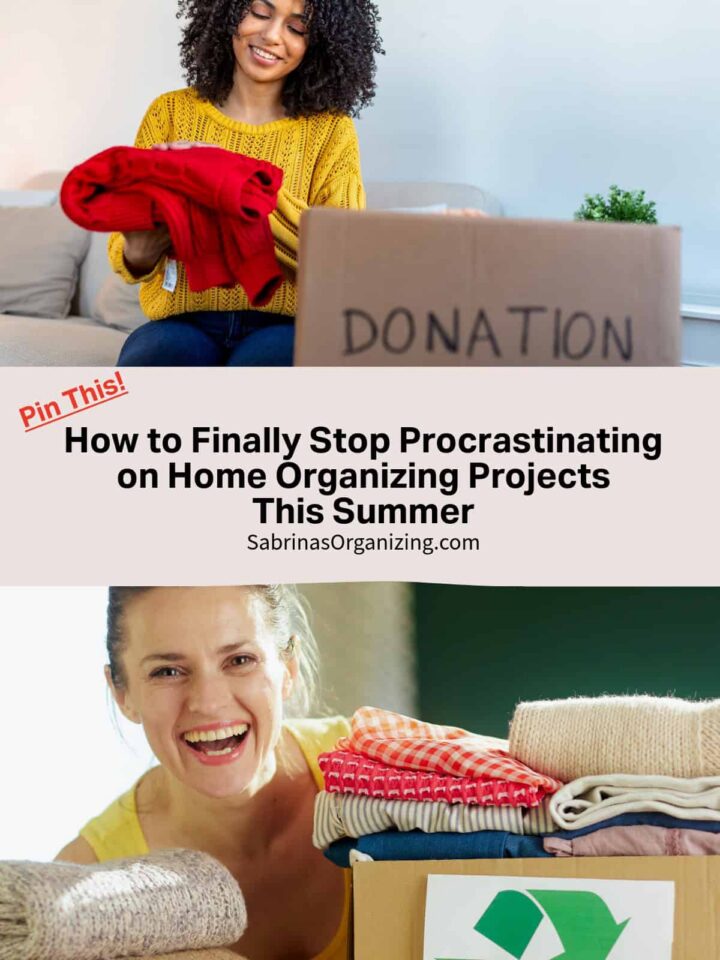 Ahhh, those summer days when you can kick back and relax. You may want to lay around, take long weekend trips, and stay out late at night. The heck with organizing, right? Wait just a minute. You can be productive and overcome procrastination in the summer. Clutter doesn't stop accumulating.