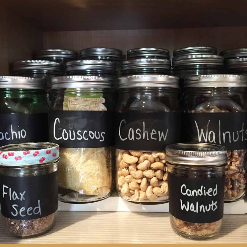 The Best Mason Jar Labels You Will Never Live Without by Sabrina's Organizing