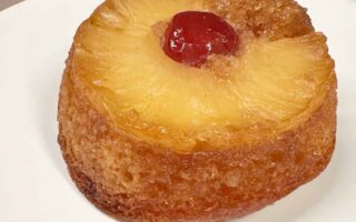 Gluten Free Dairy Free Pineapple Upside down Cupcake Recipe - Square image