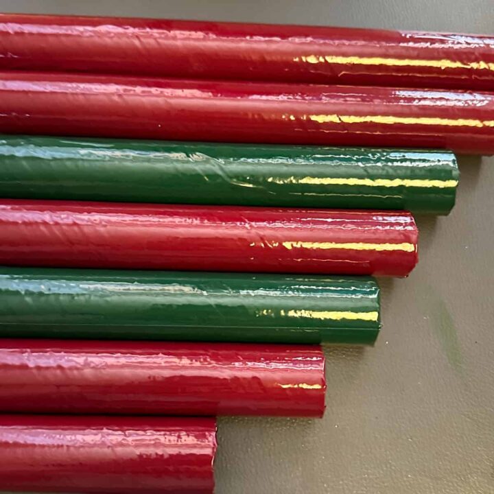 Wrapped tubes in different sizes