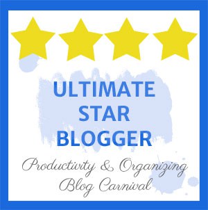 Productivity and Organizing Blog Carnival Ultimate Star Blogger Member