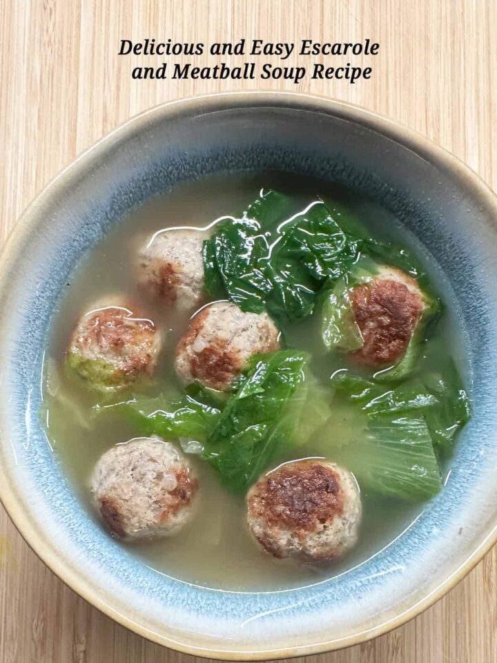 Easy Escarole and Meatballs Soup Recipe