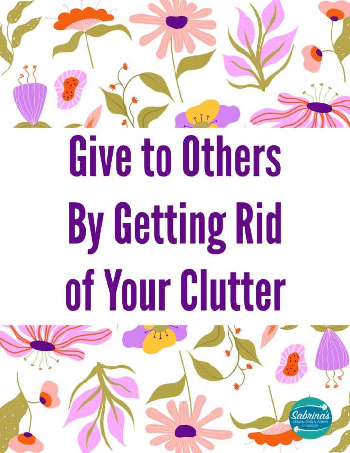title with flowers on the top and bottom of Pinterest inage