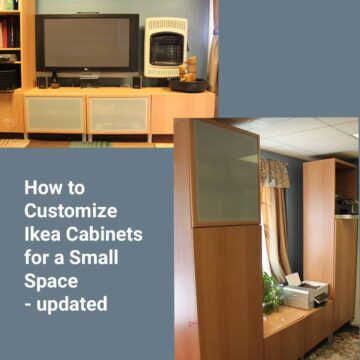 a square image - ikea images that show vertical and horizontal Besta cabinets for around a window and under the TV.
