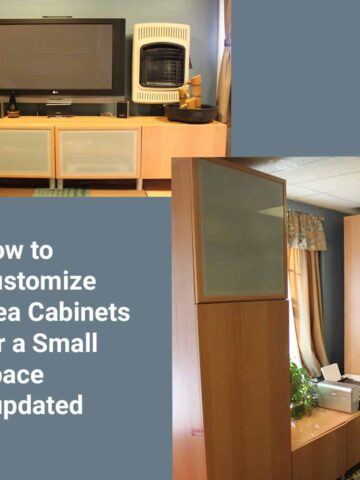 a square image - ikea images that show vertical and horizontal Besta cabinets for around a window and under the TV.