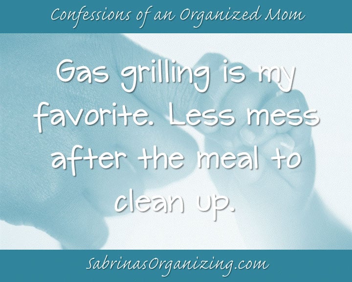 gas grilling is my favorite. less mess after the meal to clean up.