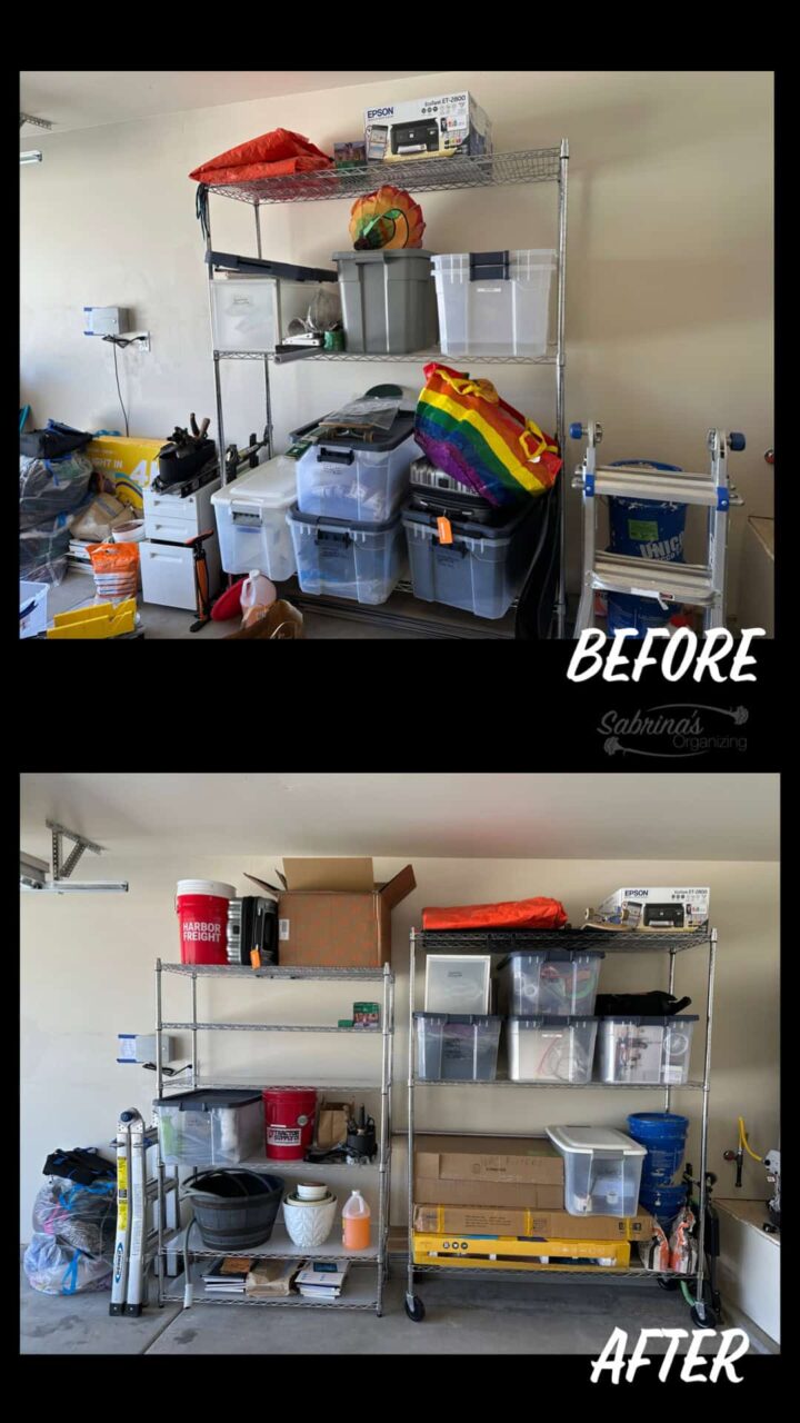 before and after image with black background. image pinterest size