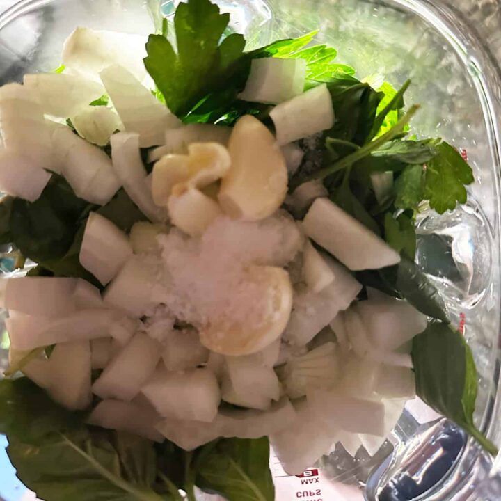 ingredient in the blender