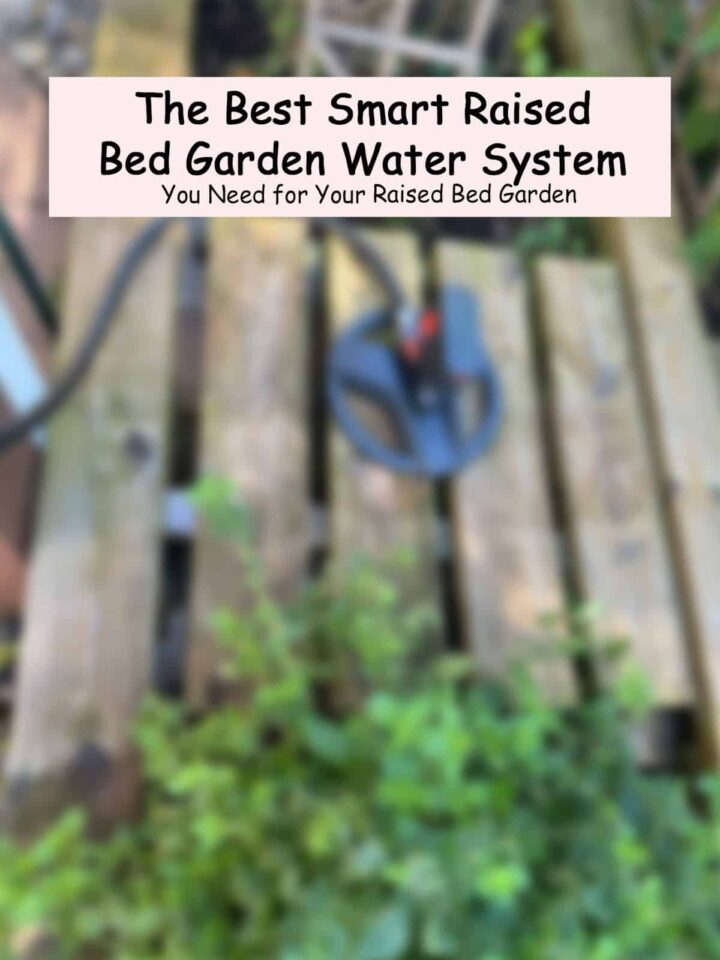 A blurry image with a sprinkler (round) with the title at the top center - pinterest image