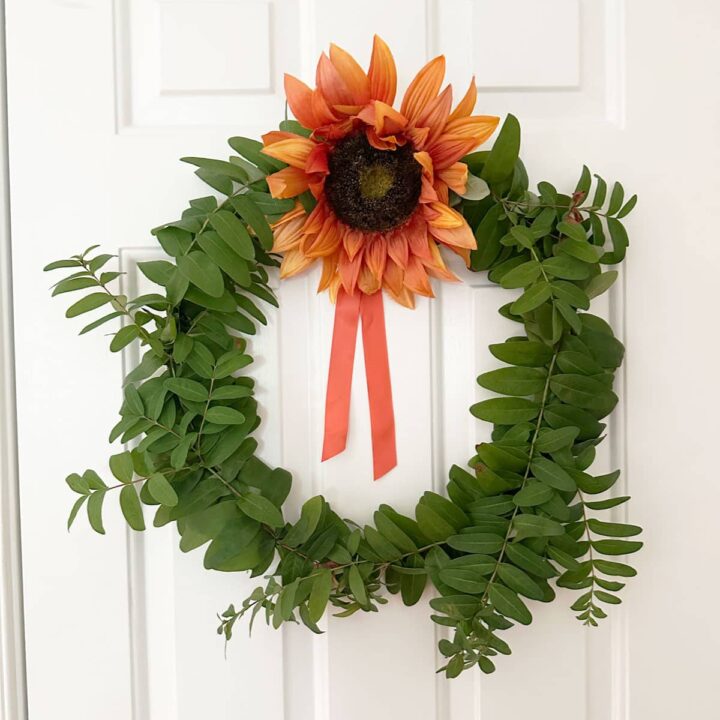 finished Wreath on the wall square image no title