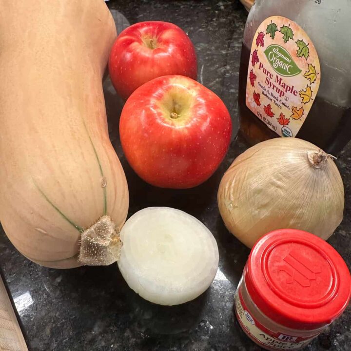 Raw ingredients for this recipe - square image