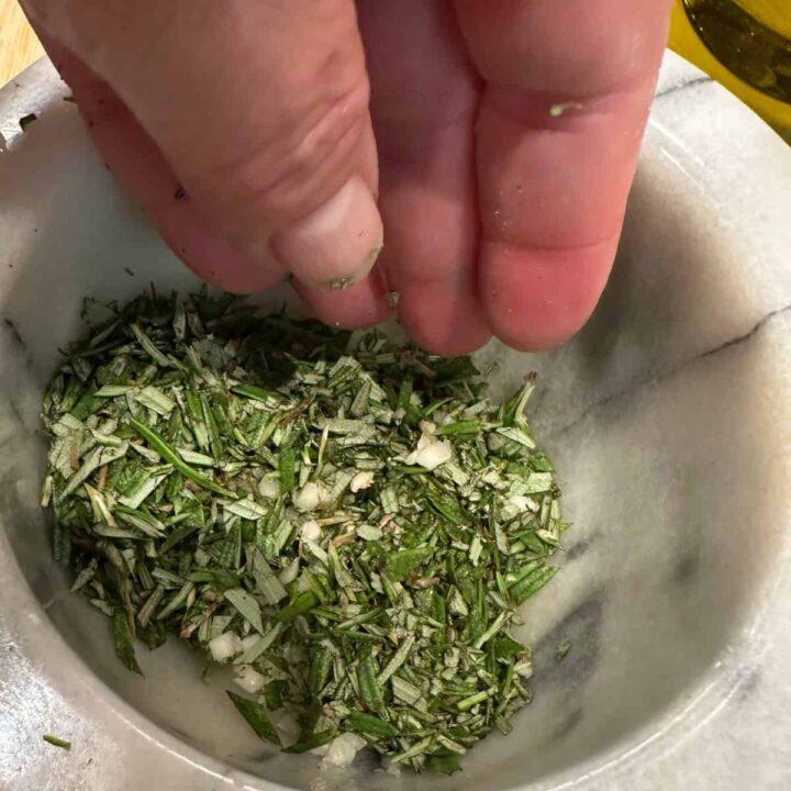 Rosemary Garlic Mix in Bowl - square image