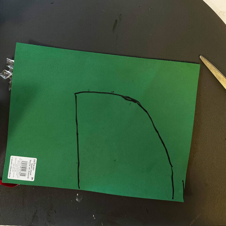 trace the cone with a marker - square image