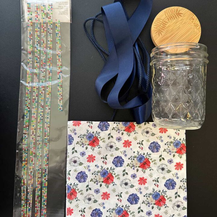 Supplies showing are the items listed in the blog post - square image