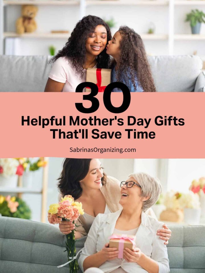 a African American and a white daughter hugging and kissing mom photos on top and bottom - title of the post in the center - pinterest image