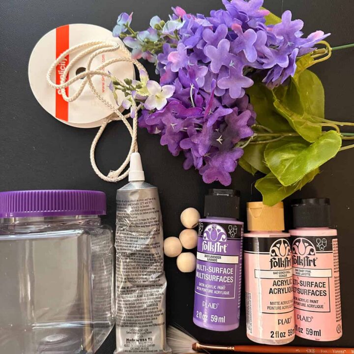 Supplies on hand to use for this project - square image